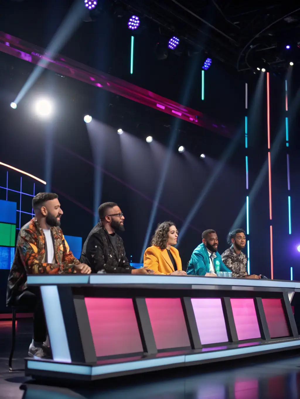 A diverse group of avatars interacting within a virtual learning environment, showcasing personalized virtual assistants.